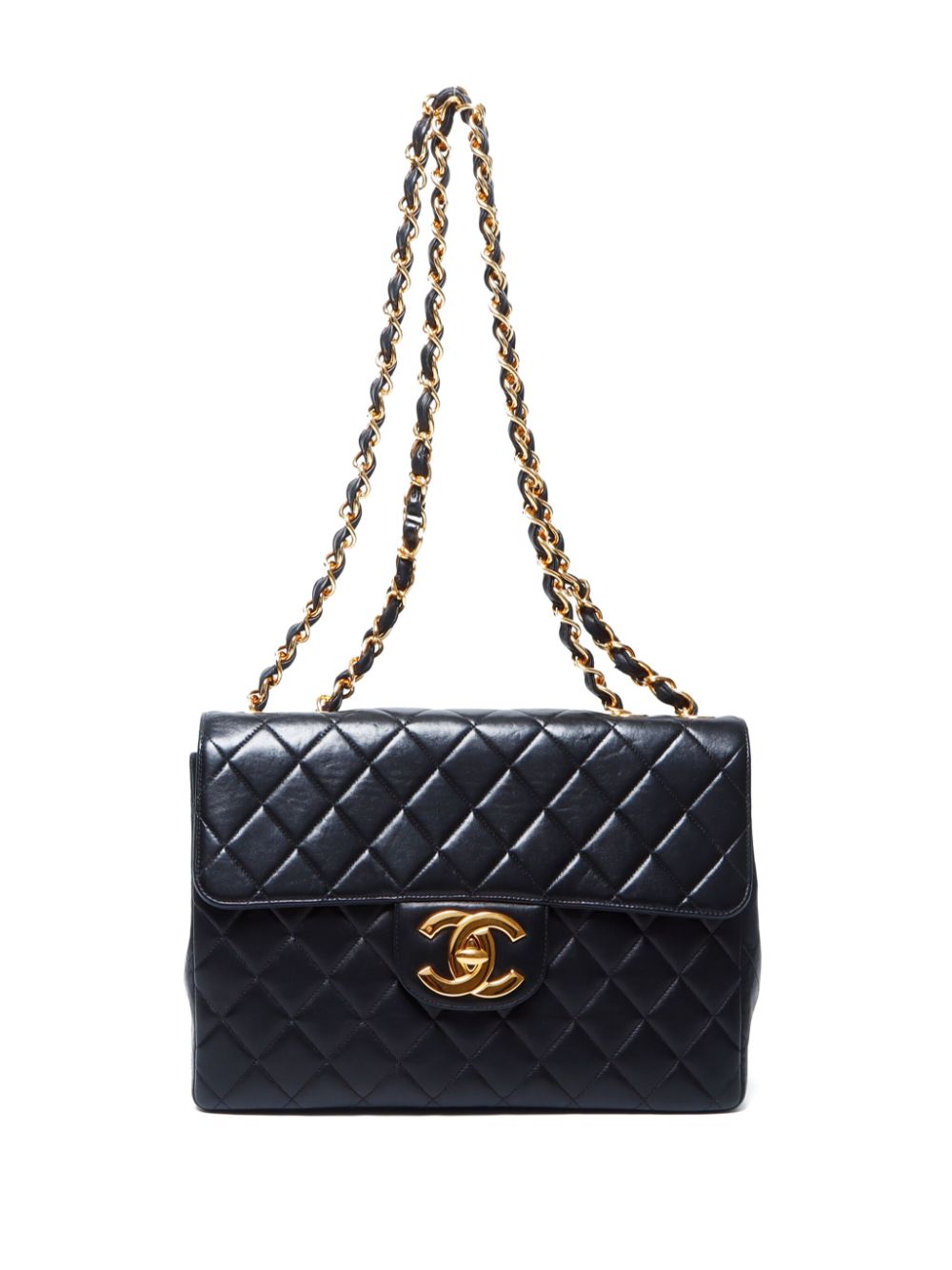 CHANEL 1996-1997 jumbo Classic Flap shoulder bag Women