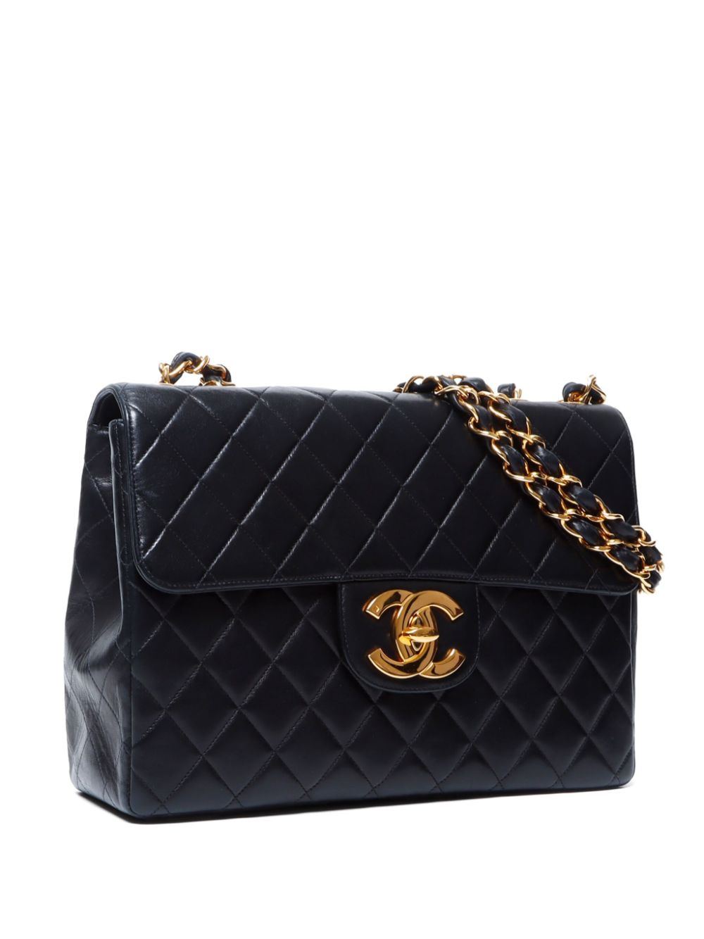 CHANEL 1996-1997 jumbo Classic Flap shoulder bag Women