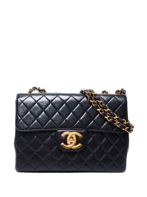 HOT SALE CHANEL 1996-1997 jumbo Classic Flap shoulder bag Women