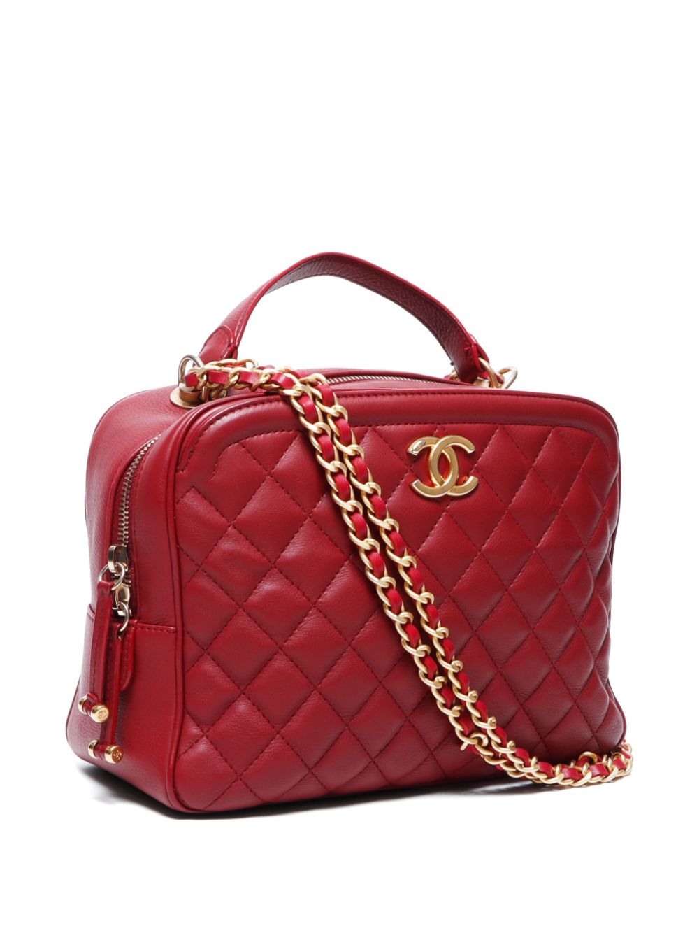 CHANEL 2018-2019 diamond-quilted two-way shoulder bag Women