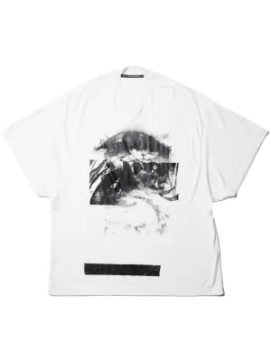【JULIUS】OFF WHITE COTTON / MODAL JERSEY T SHIRT JULIUS COTTON/MODAL JERSEY T-SHIRT （OFF WHITE） -FASCINATE