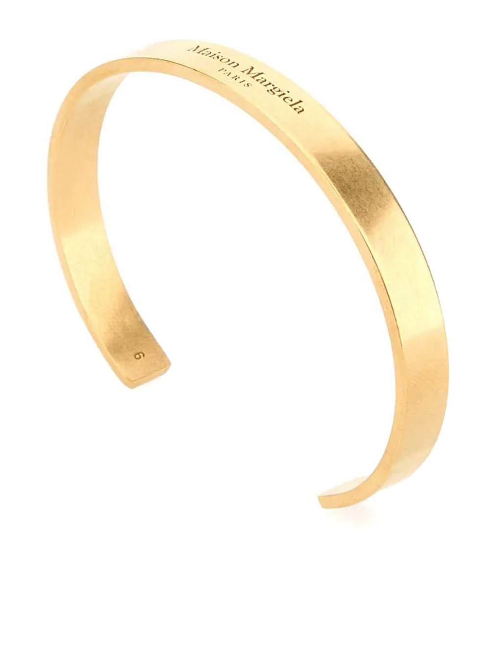 Maison Margiela Bracelete Com Logo Gravado | Dourado | FARFETCH BR