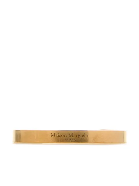 Maison Margiela logo-engraved cuff bracelet