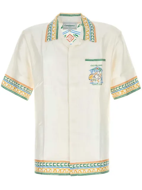 Casablanca Camisa com estampa gráfica