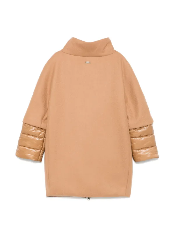 Herno Kids レイヤード コート | ブラウン | FARFETCH JP Herno Kids レイヤード コート | ブラウン | FARFETCH JP