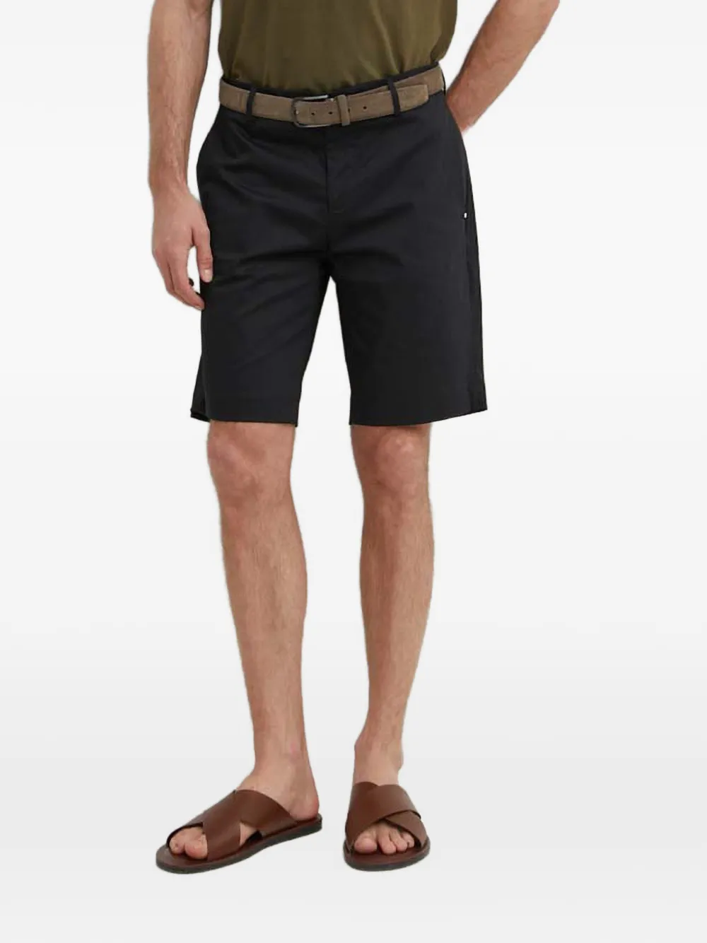 LIU JO buttoned shorts - Nero