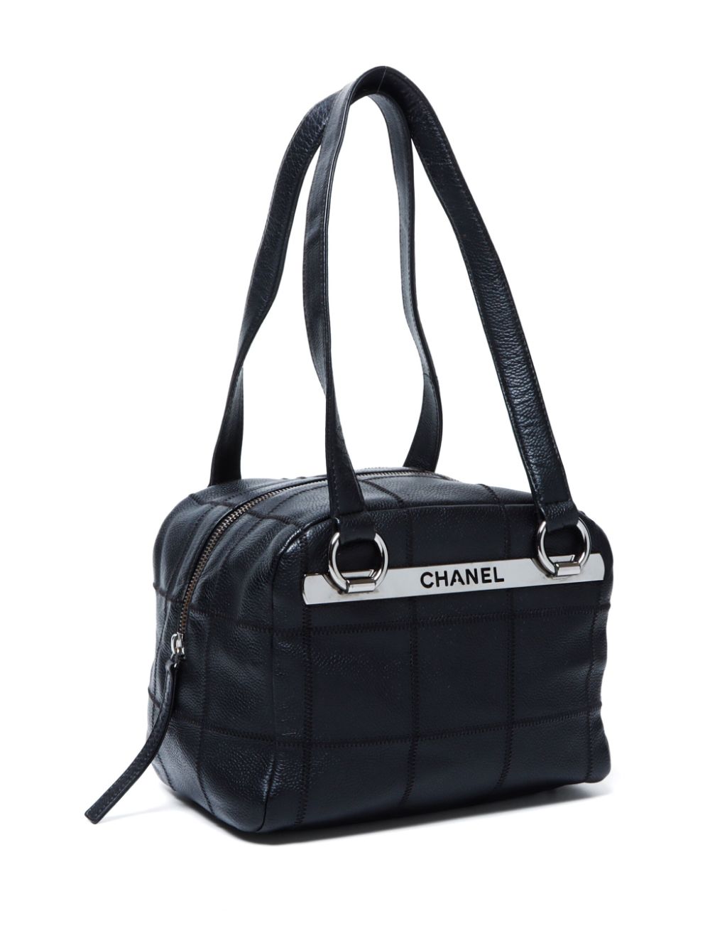 Affordable HOT SALE CHANEL 2004-2005 Choco Bar tote bag Women