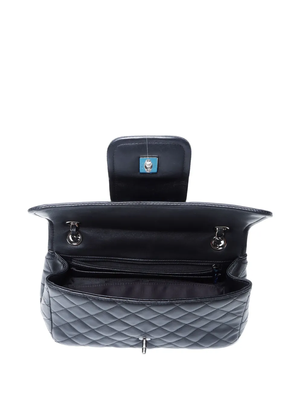 Pre-owned Chanel 2015 Classic Flap Shoulder Bag In Black