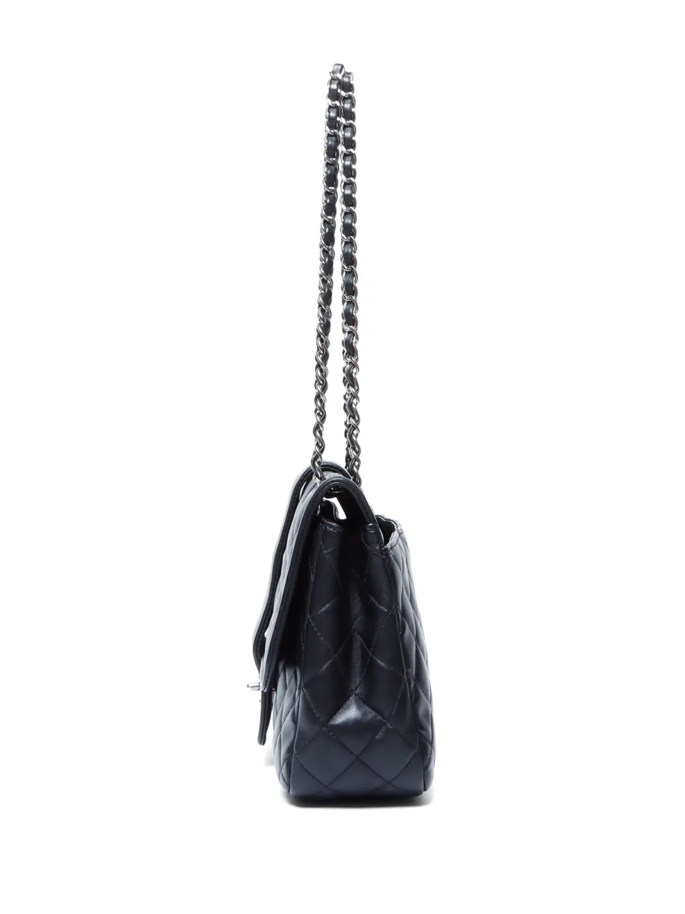 CHANEL Pre Owned 2015 Classic Flap Schultertasche Schwarz FARFETCH DE