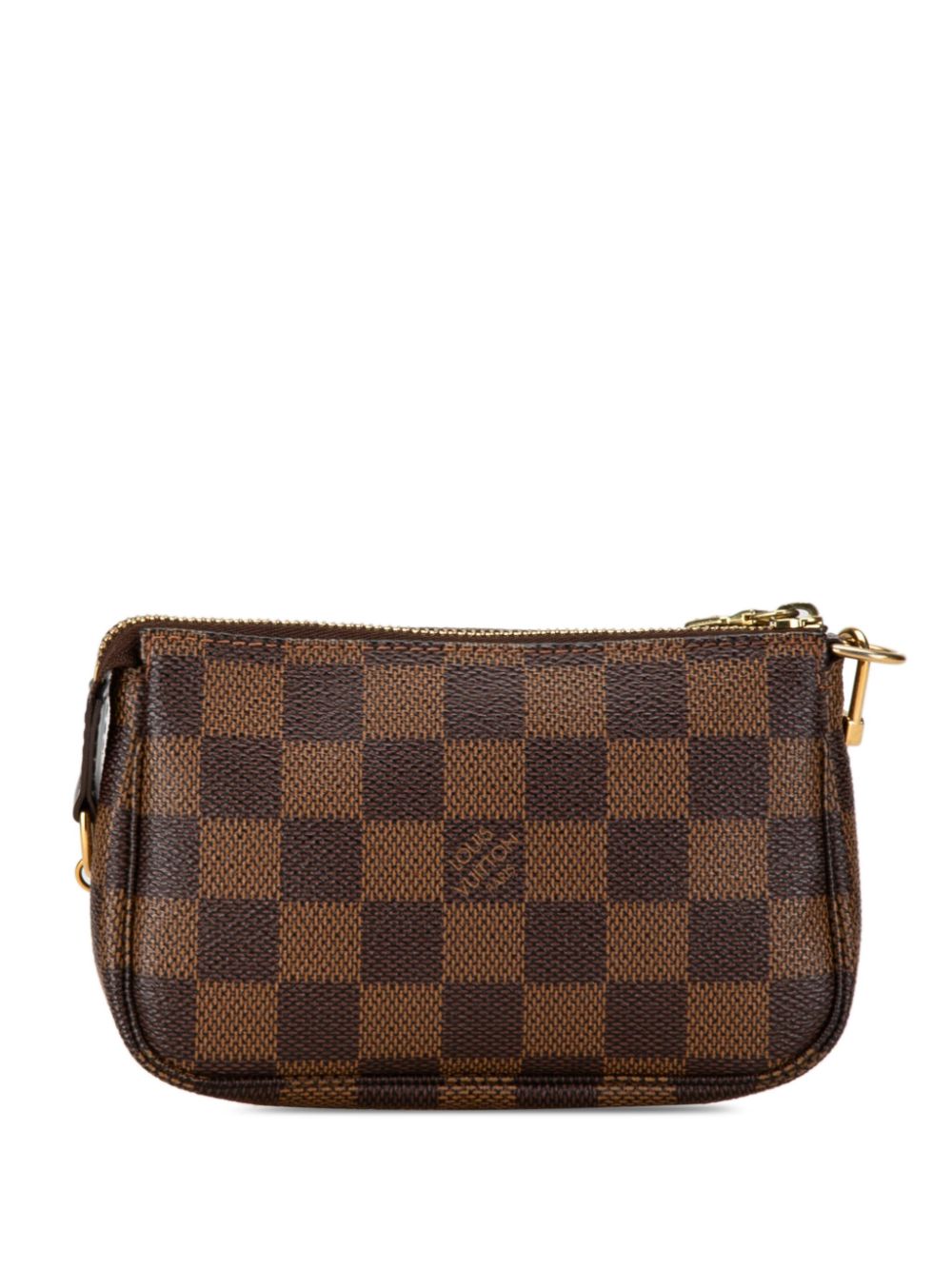 Louis Vuitton Pre-Owned 2008 Damier Ebene Mini Pochette Accessoires handbag - Bruin