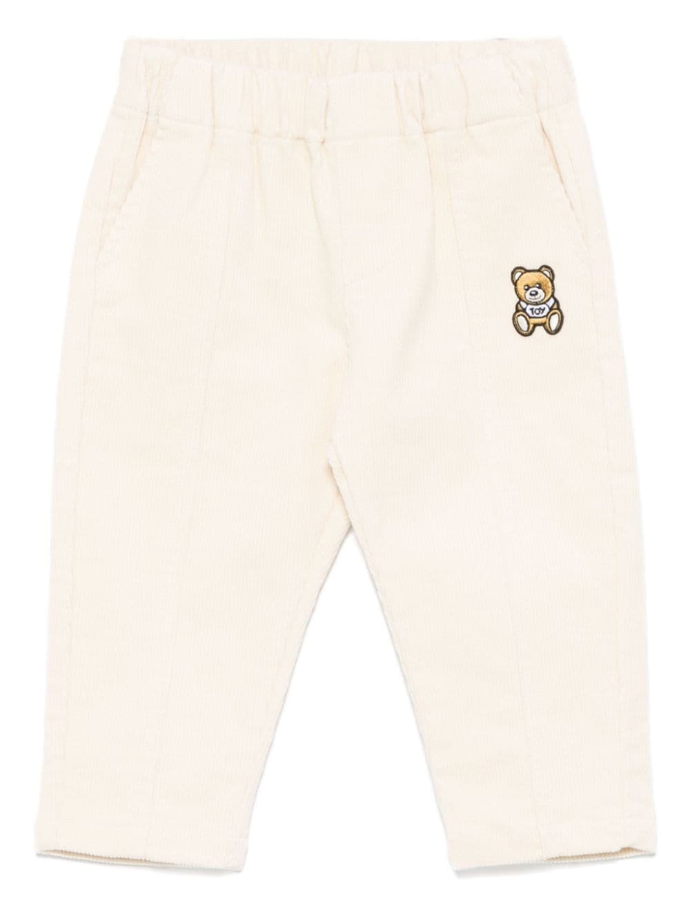 Moschino Kids Pantaloni a coste - Toni neutri