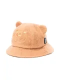 Moschino Kids Leo Teddy bucket hat - Brown