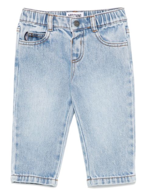 Moschino Kids straight-leg jeans