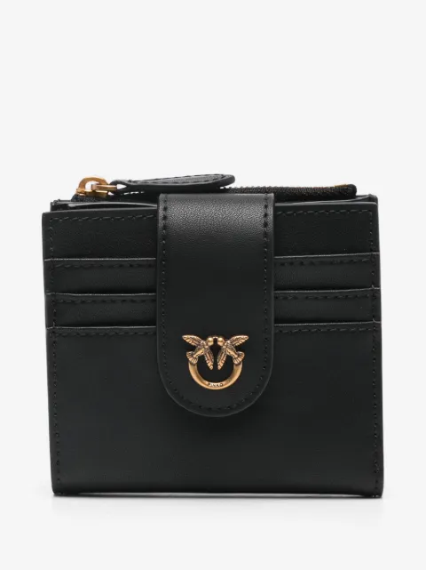 PINKO small smooth leather wallet with logo