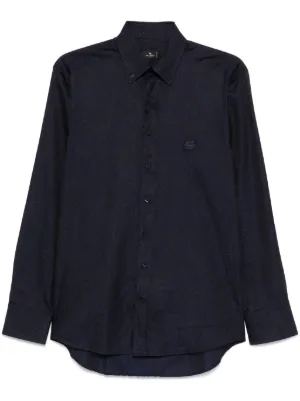 Prada コーデュロイ シャツ | ブルー | FARFETCH JP