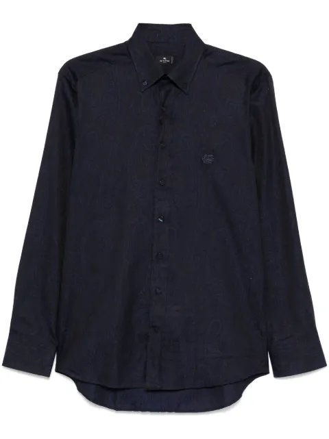 ETRO paisley-jacquard shirt