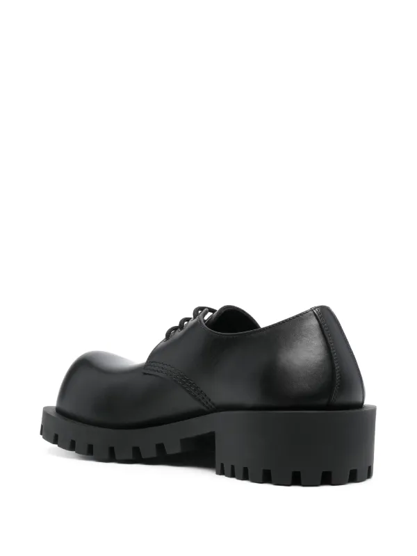 Balenciaga Leather Oxford Shoes | Black | FARFETCH