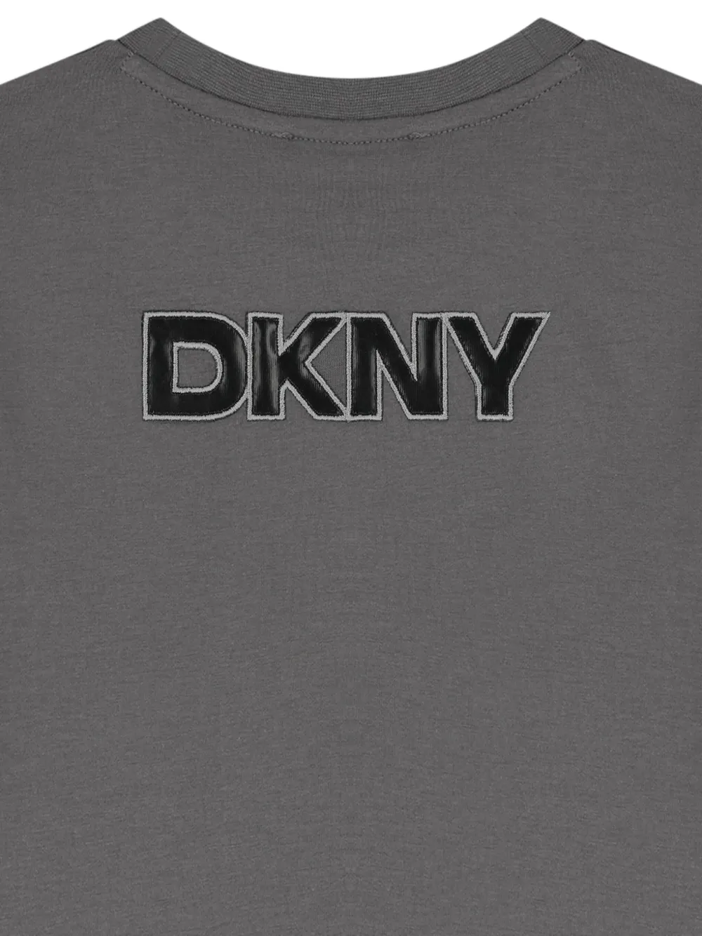 Dkny Kids T-shirt met logopatch Grijs