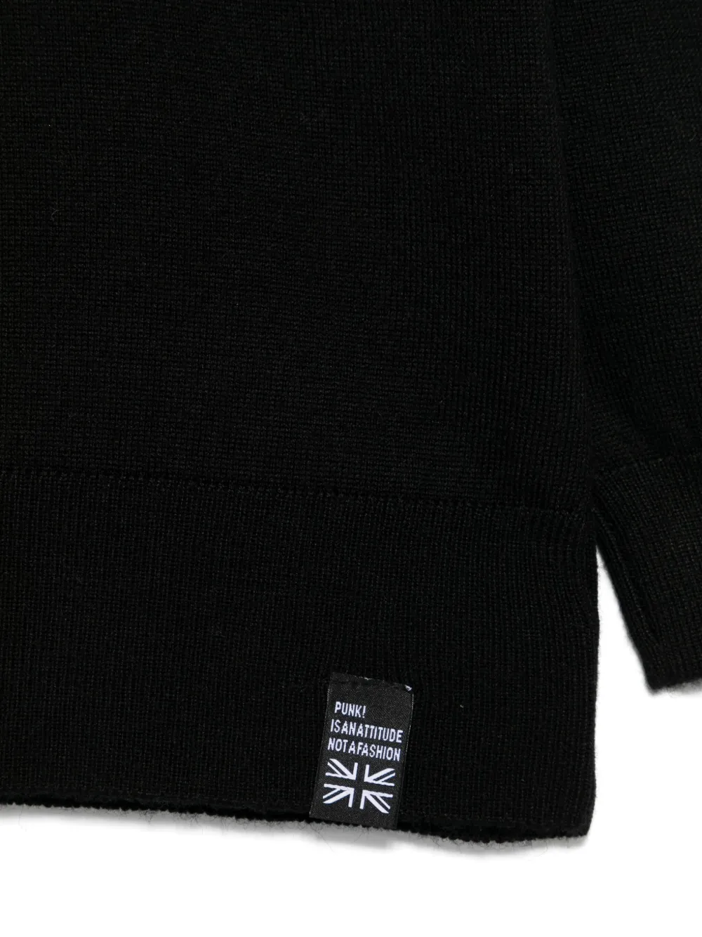 John Richmond Junior Trui met logo-jacquard Zwart