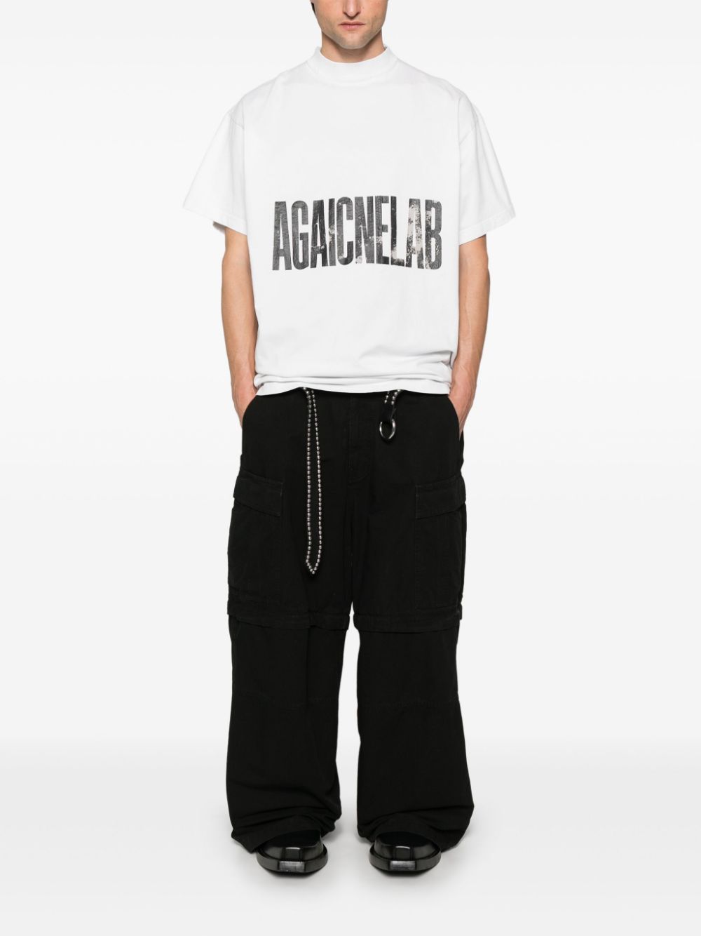 Balenciaga T-shirt met logoprint - Wit