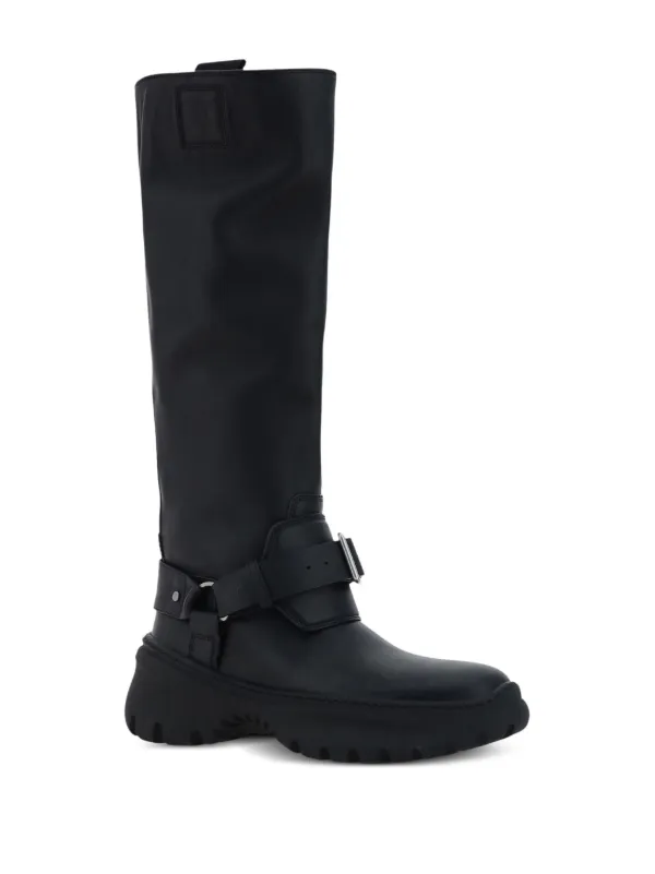 ロングブーツ BURBERRY Stomp High boots Burberry Stomp Knee-High Boots | Saks Fifth Avenue