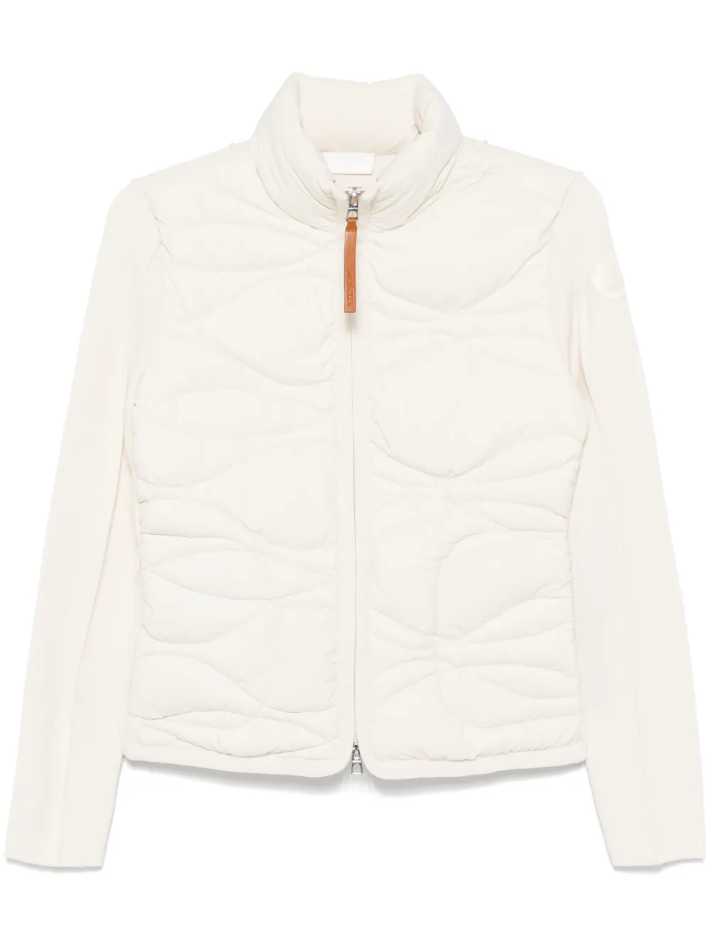 Moncler Jack met vlakken Wit