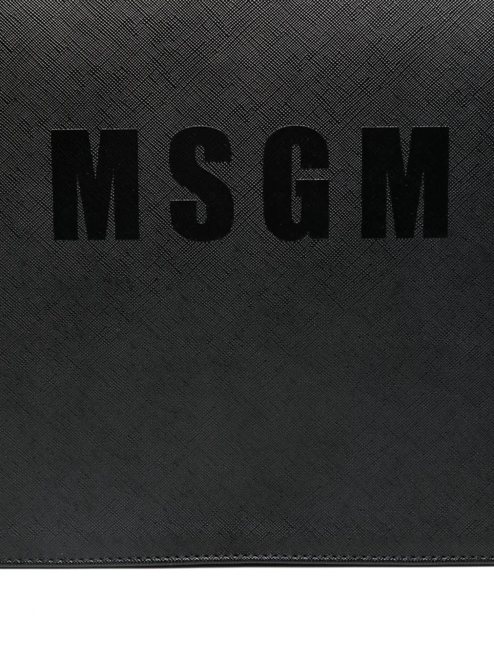 MSGM Kids Shopper met logo-stempel Zwart