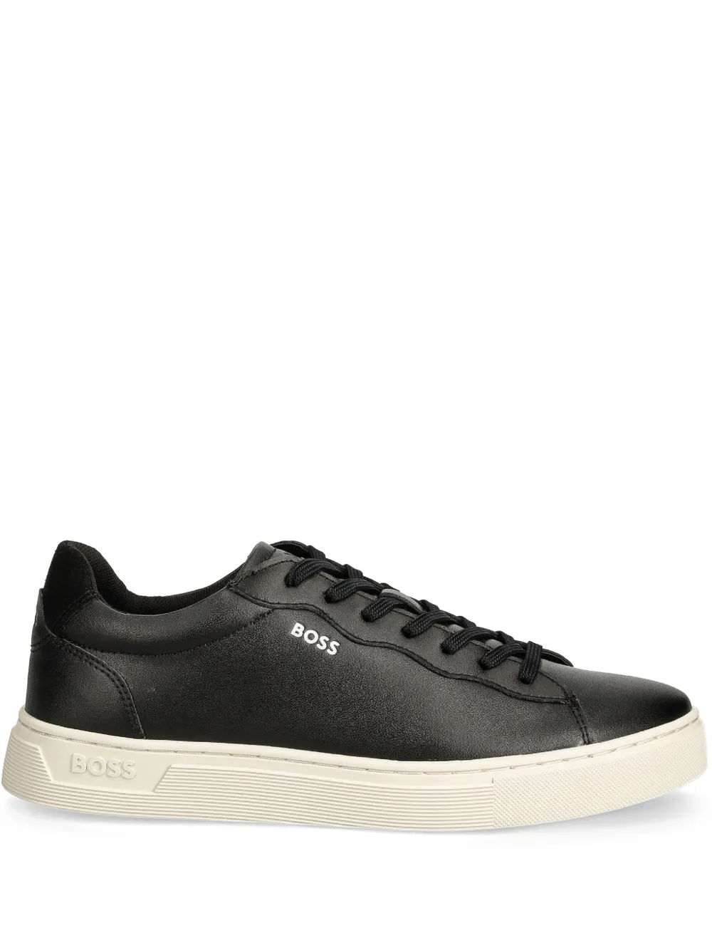 BOSS Sneakers met logo Zwart