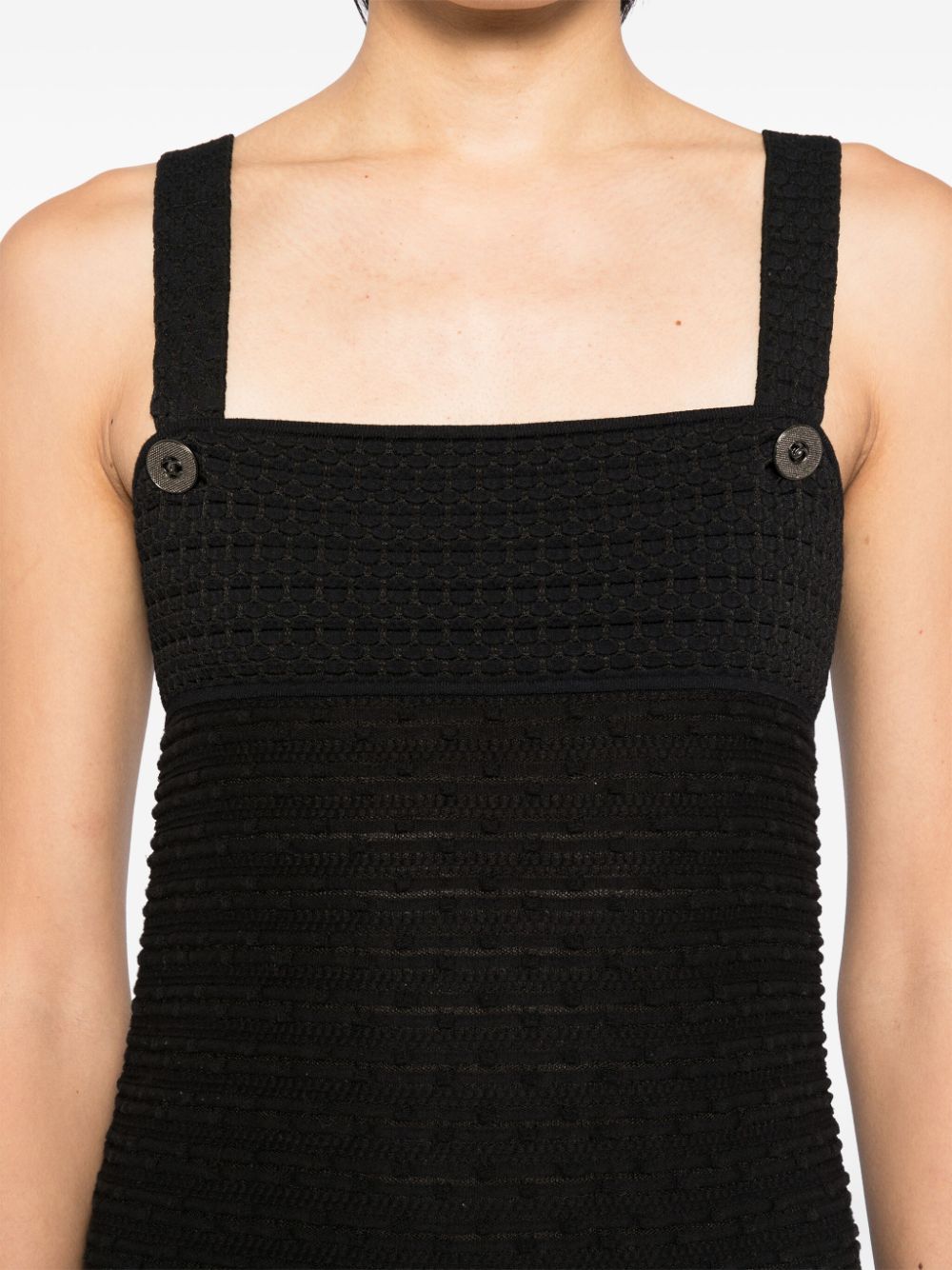 CHANEL 2000s rear zipper sleeveless dress Women