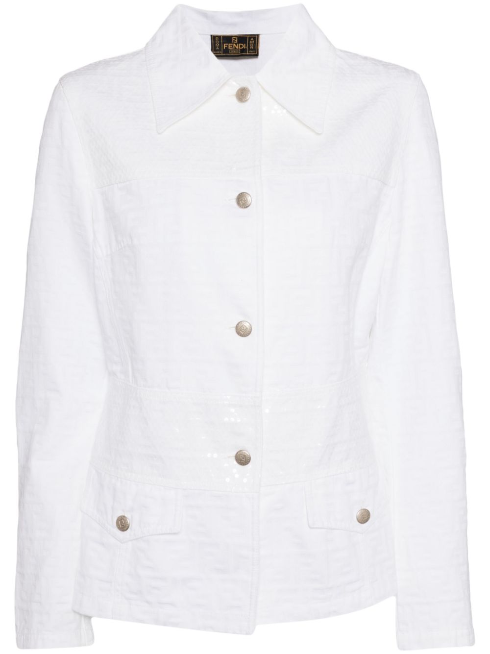 Fendi Pre-Owned cotton jacket - White