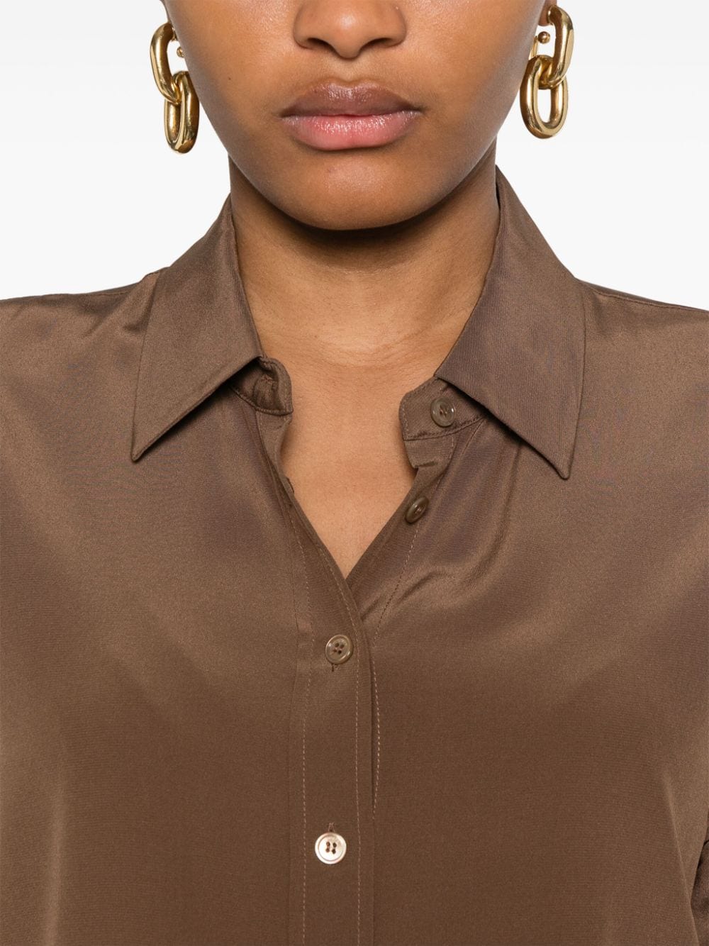 Shop Joseph Joe Blouse In Brown