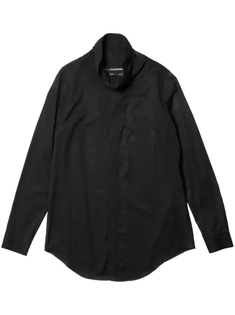 Julius high-neck long-sleeve shirt