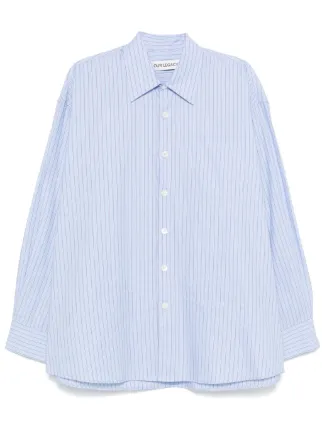【OUR LEGACY】 Borrowed シャツ ストライプ ブルー コットン製 OUR LEGACY Borrowed シャツ | ブルー | FARFETCH JP