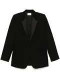 Saint Laurent grain de poudre tuxedo blazer - Black