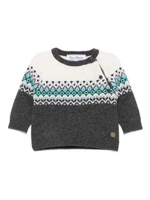 Tartine Et Chocolat fair-isle sweater