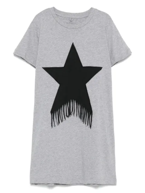 Stella McCartney Kids star-appliqué fringes dress