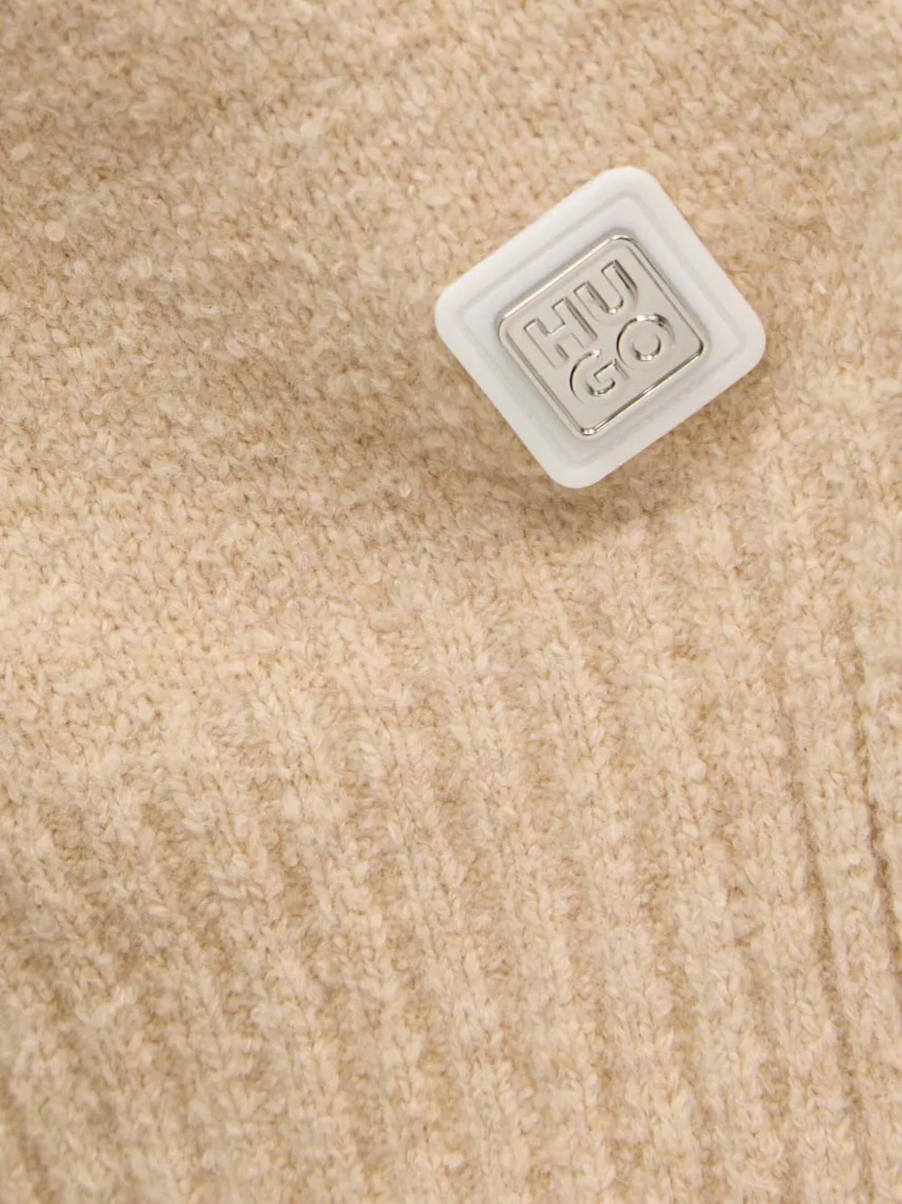 HUGO Top met V-hals Beige