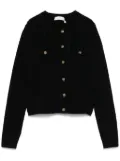 ZIMMERMANN Illustration Pointelle cardigan - Black
