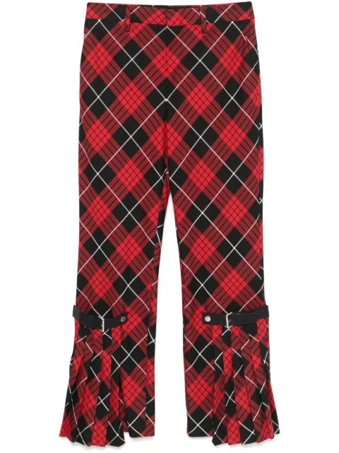 Jean Paul Gaultier plaid-check trousers