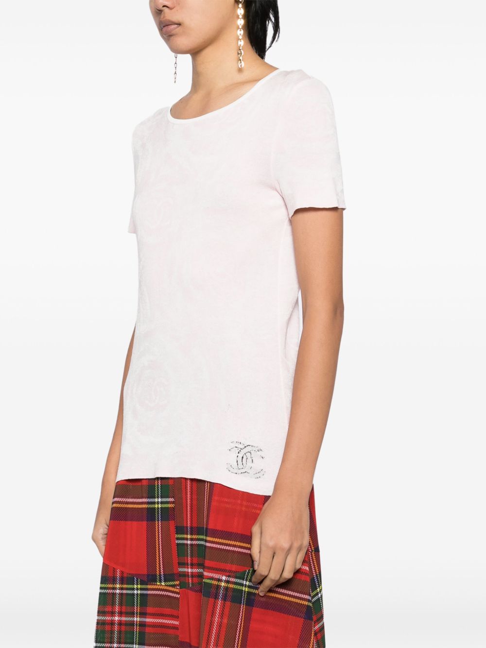 CHANEL 2009s CC logo T-shirt Women