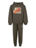 Nike Kids logo print tracksuit (set) - Green