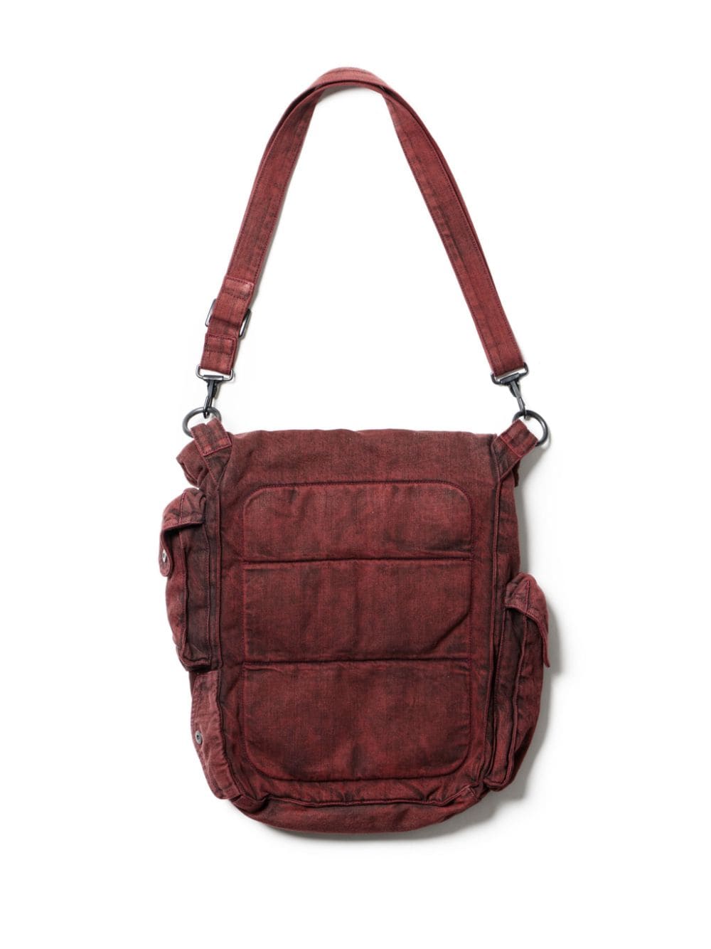 Shop Julius Gasmask Shoulder Bag In Red