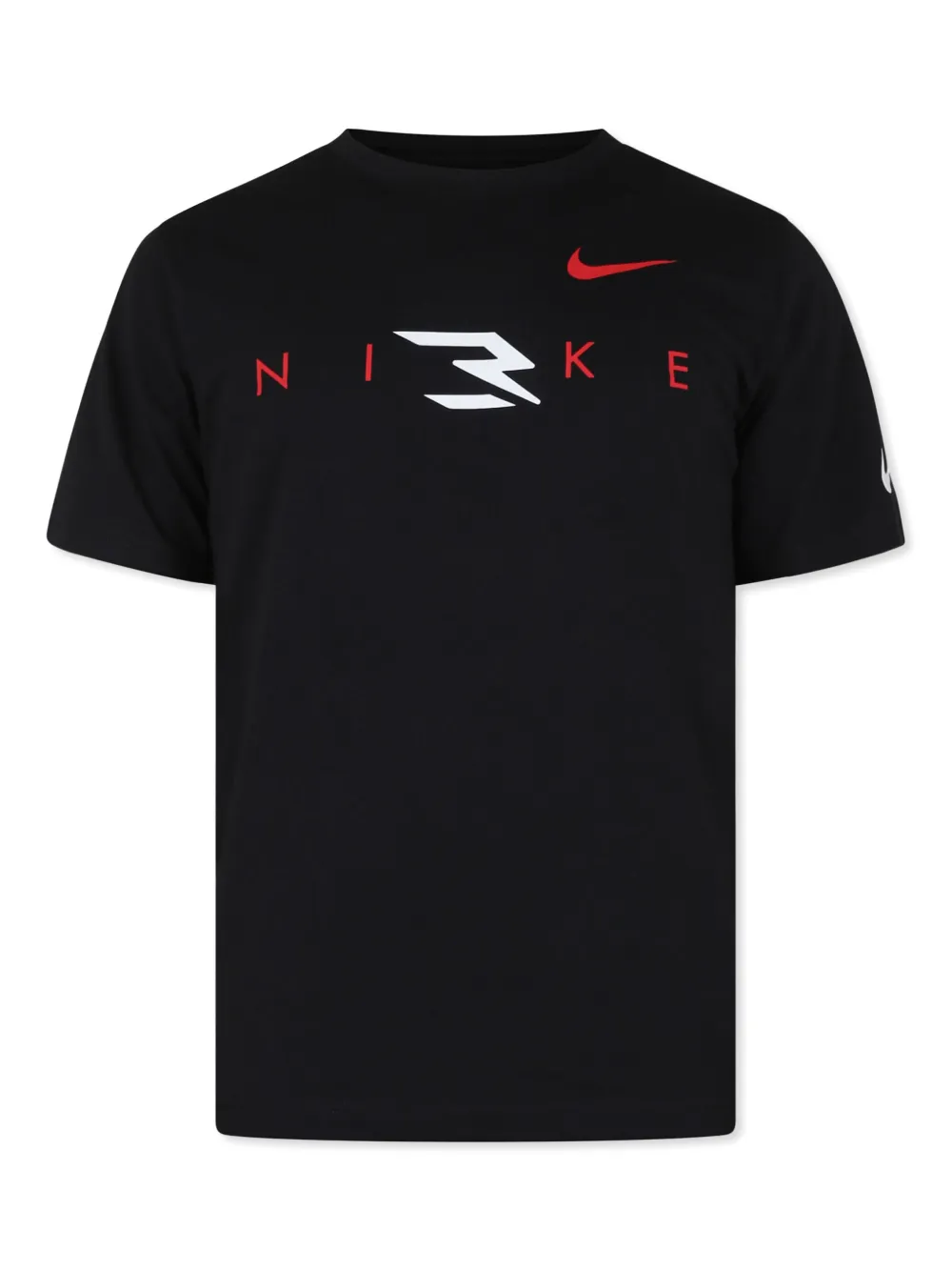 Nike Kids T-shirt met print Zwart