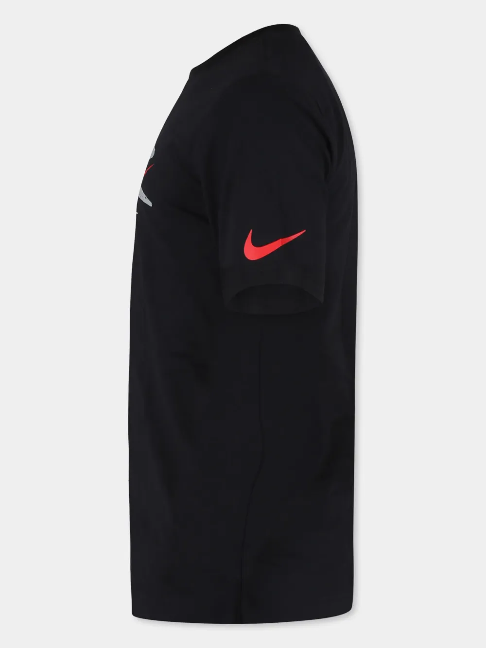Nike Logo Print T-shirt In Black