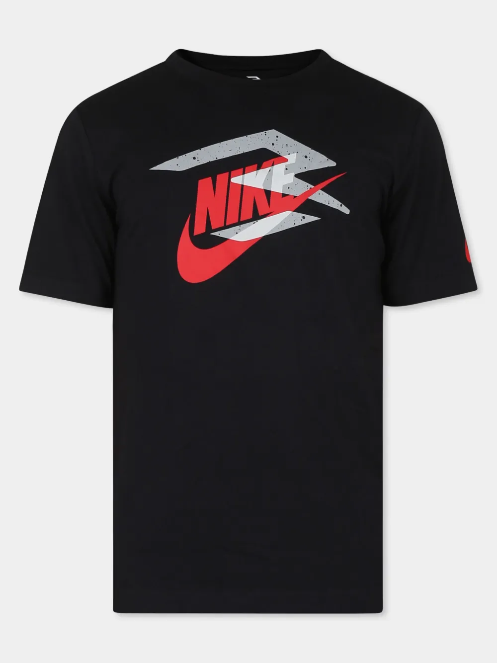 Nike Logo Print T-shirt In Black