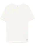 Saint Laurent logo-tag T-shirt - White