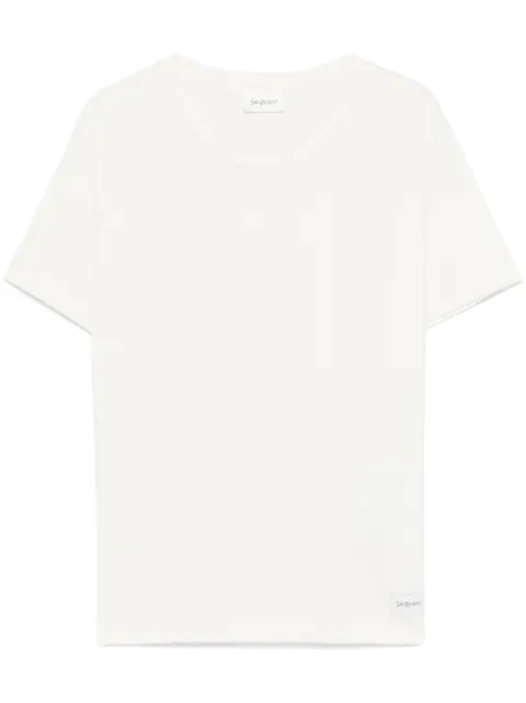 Saint Laurent logo-tag T-shirt