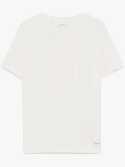 Saint Laurent logo-tag T-shirt