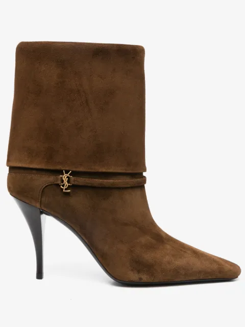 Saint Laurent 85mm folded boots