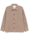 FRAME textured shirt jacket - Brown